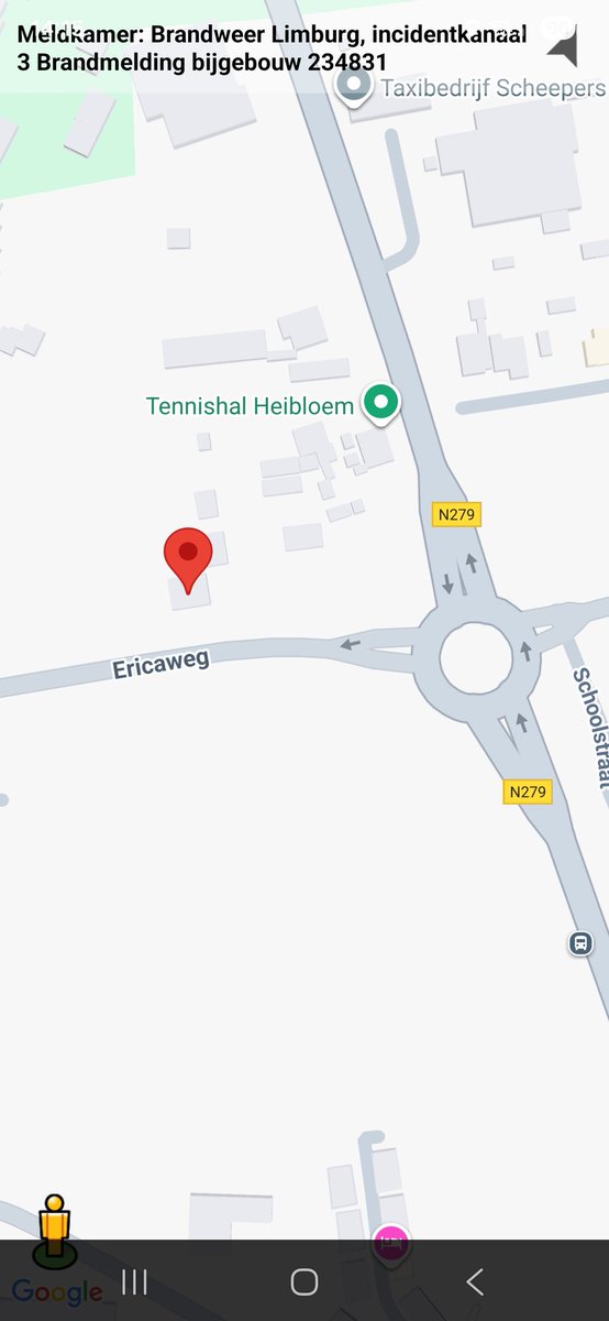 Brandmelding bijgebouw Heibloem