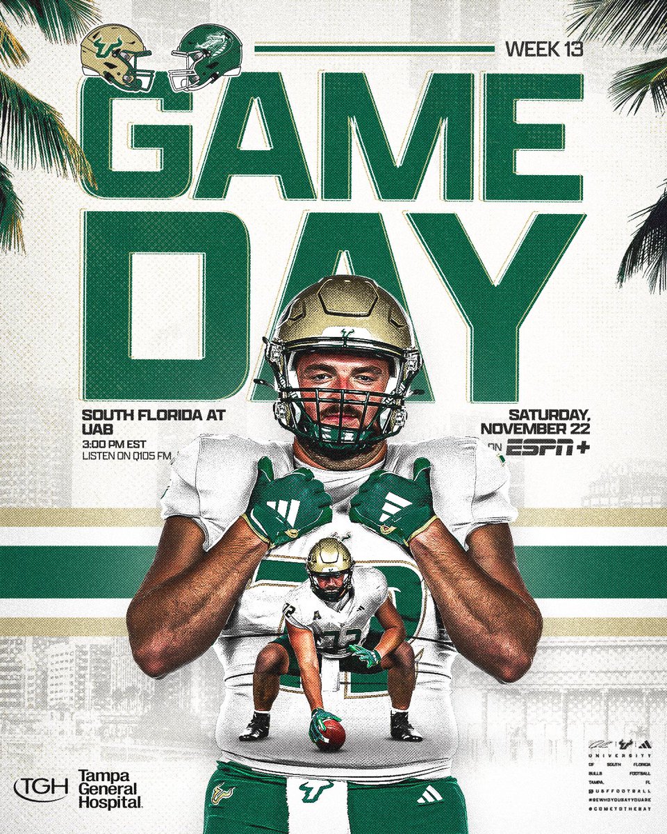 🗣️ GAME DAY

⏰: 3:00pm
📺: <a href="/ESPNPlus/">ESPN+</a> 
📻: <a href="/MyQ105/">Q105</a> 

#ComeToTheBay | #StayInTheBay