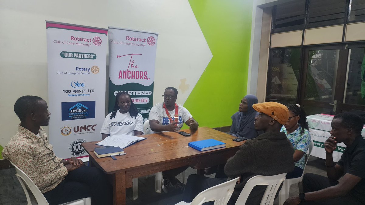 Our MVP <a href="/kwesigajm/">Jeremiah Mutinye Kwesiga</a> took the spotlight as Guest Speaker <a href="/TheAnchors1/">Rotaract Club of Cape Munyonyo</a> fellowship yesterday. Proud of the impact and representation.

#RotaryEyamba
