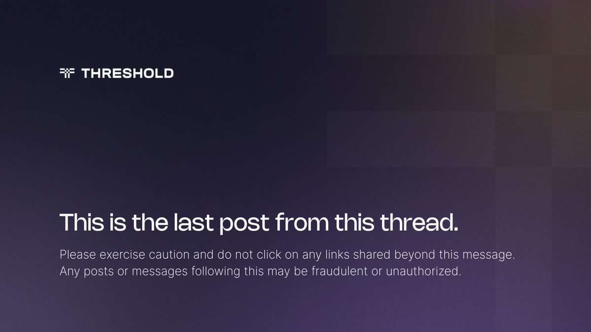 Assurancekeenth's tweet image. ✅ @TheTNetwork isn’t just building infrastructure, it’s building trust into the fabric of Web3.

A network designed to protect users, empower builders, and preserve decentralization.
The invisible foundation of a transparent future.
#Threshold #Web3