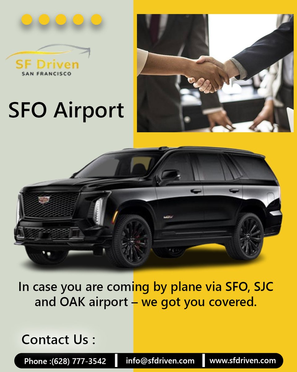 sfdriven1's tweet image. Landed at the airport? Let us handle the rest! Our drivers are always in touch, ensuring you’re picked up promptly, even with flight delays. Your comfort and smooth journey are our top priorities!
For more details please clikc here &amp;gt;&amp;gt; sfdriven.com/services/finan… 
#AirportTransfers