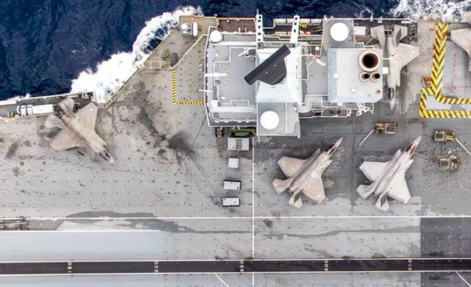 top_force's tweet image. ⚓️🇺🇸🇬🇧 Voilà que même quand ils ne piquent pas un plongeon forcé dans l&apos;eau, le #F35C #F35B ont aussi comme tous les autres chasseurs embarqués de l&apos;#AéronautiqueNavale du Monde des soucis de salinité.