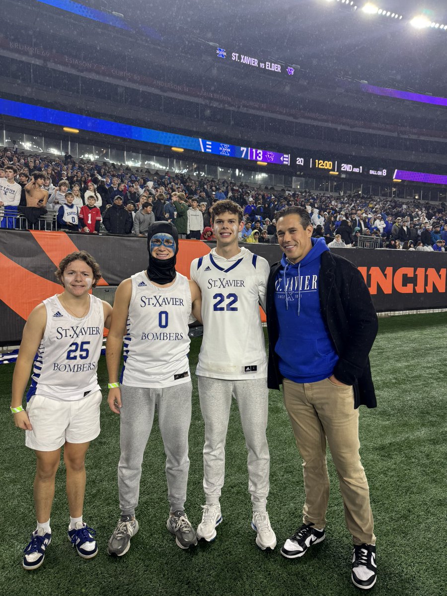 stxsports's tweet image. Sooo, about last night… 

Bombers Nation showed up.
22,375 Total, rain or shine.

Brady Quinn (2026 HOF Keynote Speaker), Matt Leinart (2004 Heisman Trophy Winner), and Dave Portnoy (Founder of Barstool) pulled up to the X sideline.

Thank YOU Bombers!

 #GoBombers | #AMDG