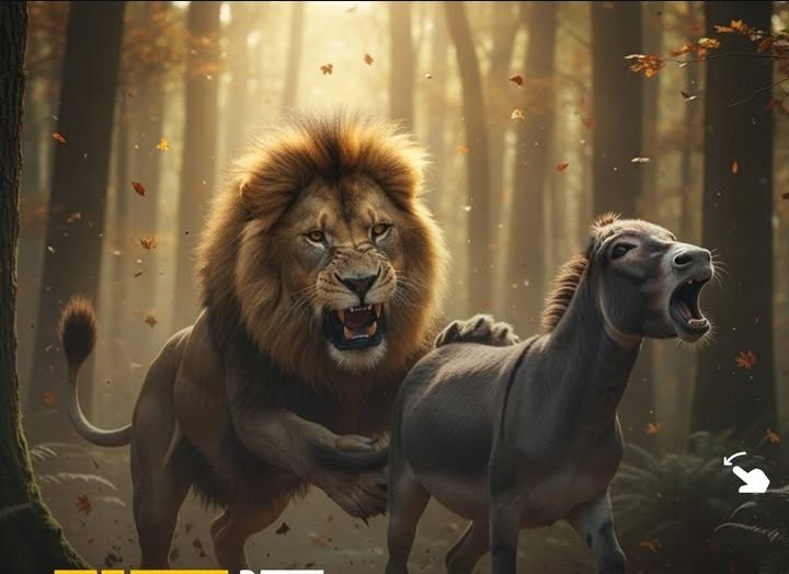 एक कहानी जो हर इंसान को पढ़नी चाहिए।

लोमड़ी ने गधे से कहा : शेर तुम्हे राजा बनाना चाहता हैं, मेरे साथ आओ 
शेर के पास जाते ही शेर ने हमला कर दिया और गधे के कान फाड़ दिए, गधा भागने में कामयाब रहा।
गधा चिल्लाया और बोला तुमने मुझे धोखा दिया हैं।
लोमड़ी ने बोला मूर्ख मत बना उसने