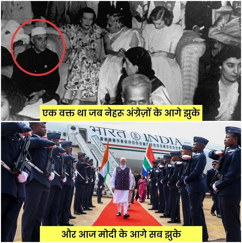 Sandhyayadav_1's tweet image. फर्क साफ है.. 

#NarendraModi #PMModi