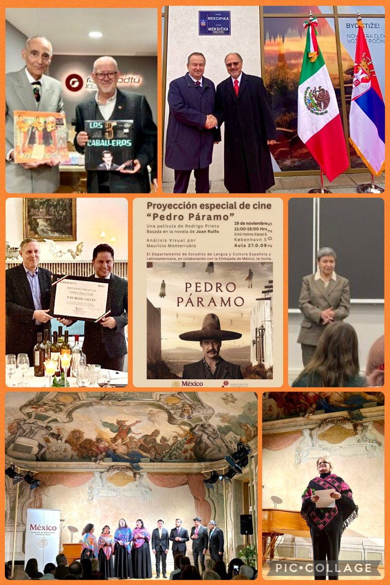OctavioTripp's tweet image. Embajadores de 🇲🇽 en Europa; esta semana, promoviendo musica, literatura y vinos mexicanos en 🇹🇷 🇨🇿 🇦🇹 🇩🇰 y 🇵🇹. Ademas, apertura de calle 🇲🇽 en 🇷🇸. 

Ambassadors of 🇲🇽 in Europe promoting this week Mexican 🎼 📚 and 🍷in 🇹🇷 🇨🇿 🇦🇹 🇩🇰 and 🇵🇹. Opening Mexico street in 🇷🇸.