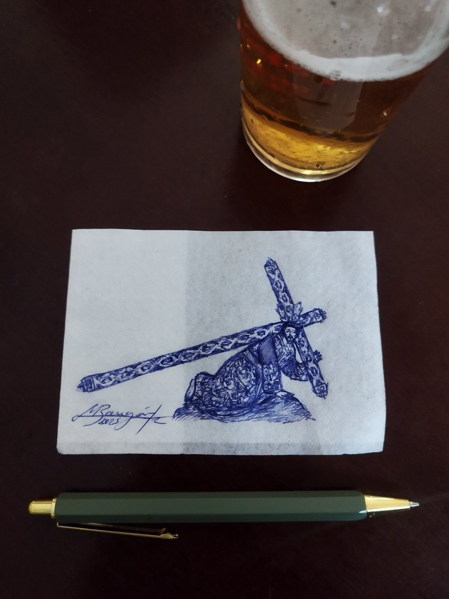 Hoy es un buen día para acordarse de muchos de mis amigos de <a href="/LasPenas_/">Hdad. de Las Penas</a>

¡Disfrutad!

#ServilletasconArte #Servilleteando #ServilletasCofrades