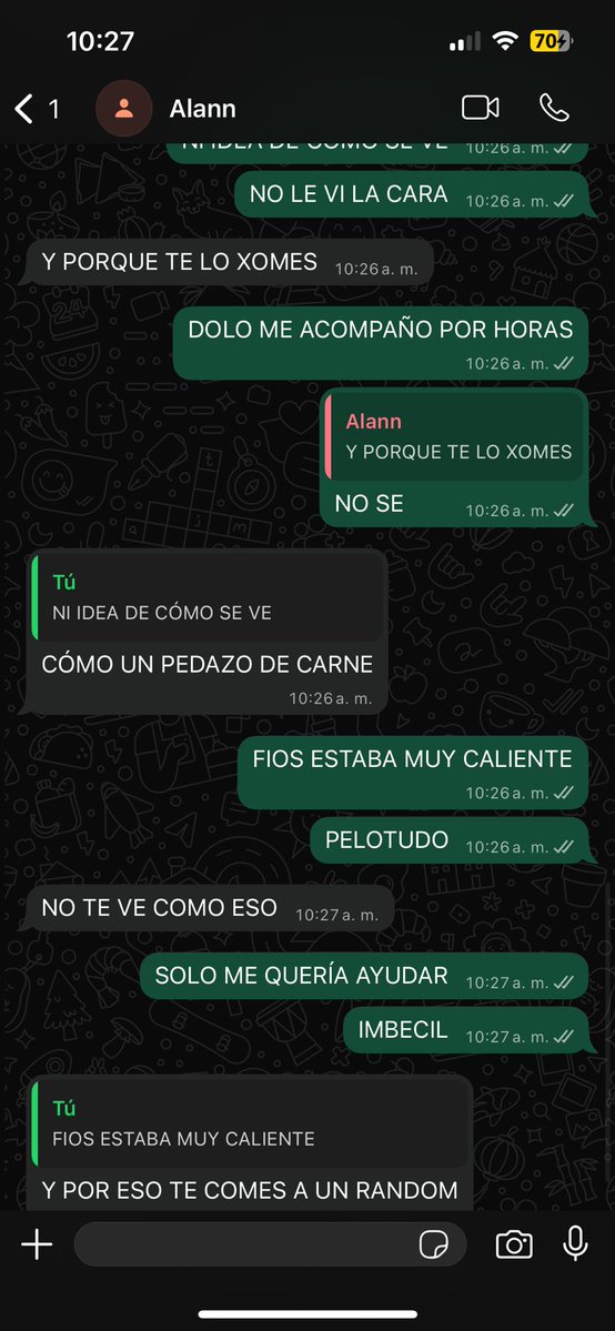 p4stiche's tweet image. Ir a una joda y terminar pidiéndole disculpas a alguien solo porque t comiste a uno porque fue amable con vos. La vara re baja. Encima no lo voy a ver nunca mas