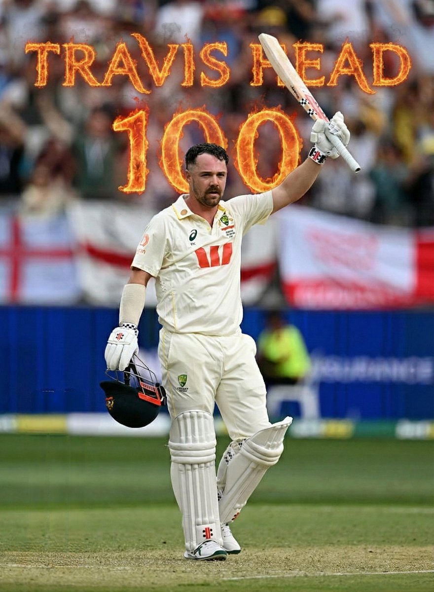 rutufc's tweet image. Travis Head smashed Century in 1st ashes test match.