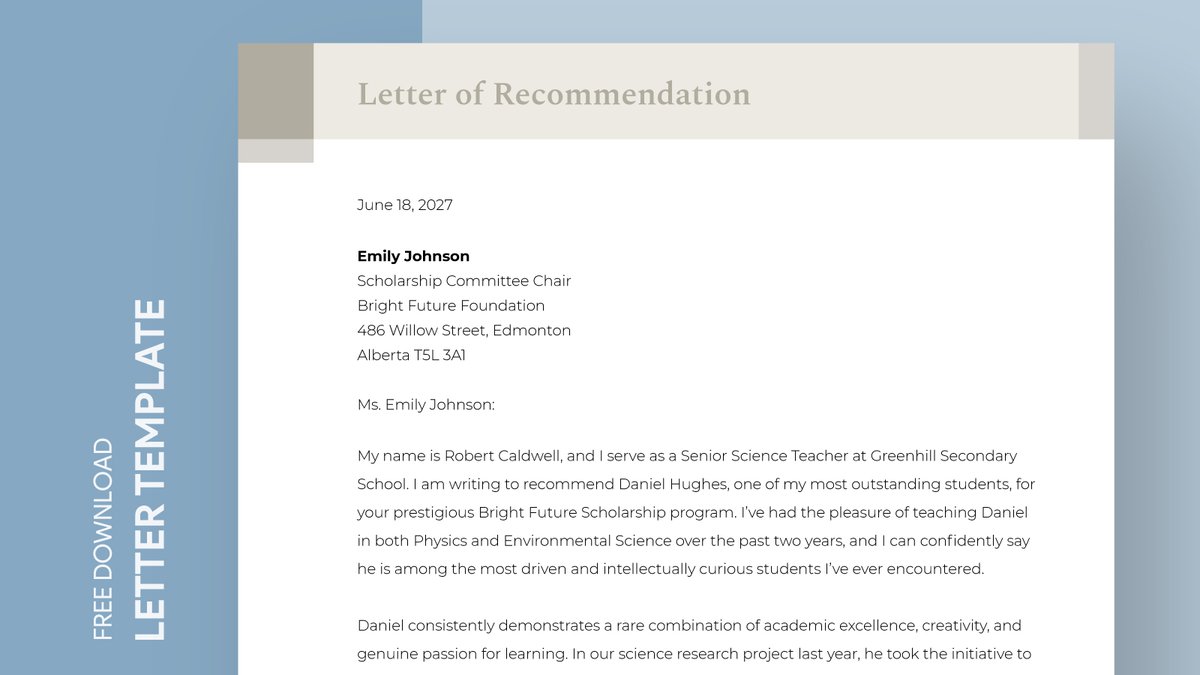gdoc_io's tweet image. Scholarship Letter of Recommendation Free Google Docs Template. Can be used free of charge for business, education, and personal use. 
Get free →   gdoc.io/letter-templat…

#gdoc #googledocs #recommendationletter #letterofrecommendation #scholarshipletter