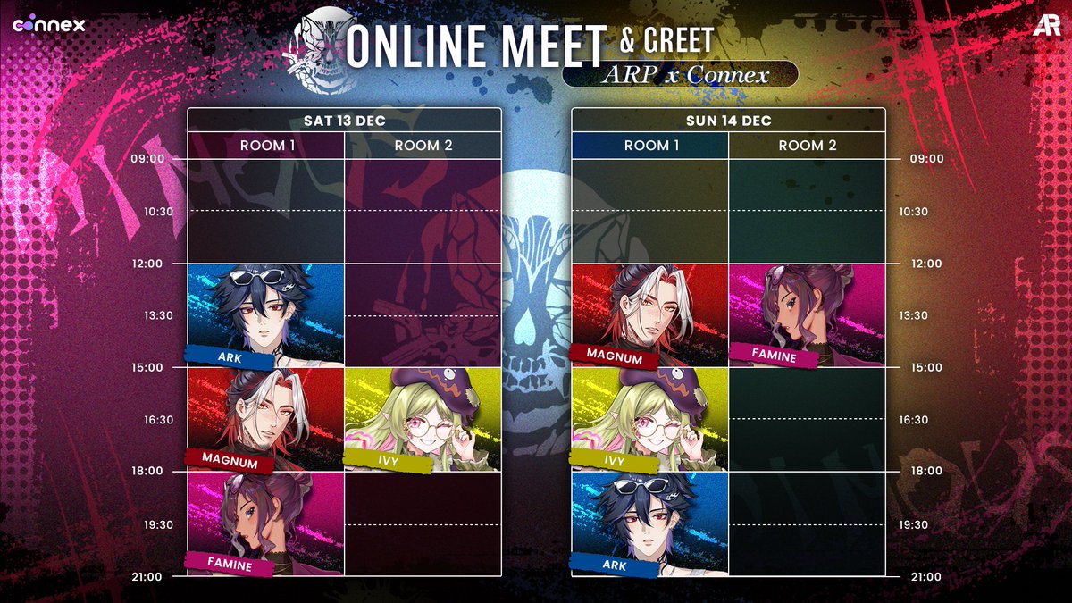 Algorhythm Project และ Connex พาแก๊งไข่เจียวมาหาคุณ ✨

Online Meet &amp; Greet : ARP x Connex
ช่วงสักอาทิตย์สองอาทิตย์ก่อนวันคริสต์มาสมีแพลนไปไหนมั้ยคะ ถ้าไม่มีมาเจอแก๊งไข่เจียวกันมั้ย ?

เปิดขายบัตรตั้งแต่วันที่ 30 พฤจิกายน 2568 เวลา 13:00 น. ทาง Connex Tickets
ราคาบัตร 500 บาท