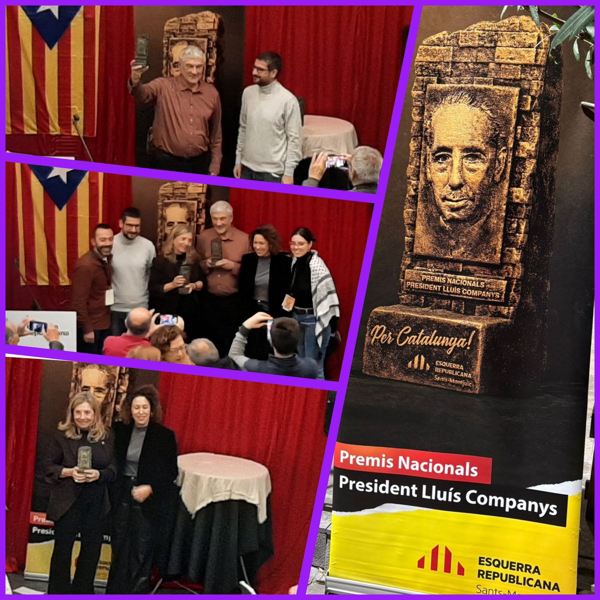 Els Premis President Companys de <a href="/ercsantsmon/">ERC Sants-Montjuïc</a> celebren el compromís i la generositat que fan el barri més just i cohesionat.
Enguany reconeixem a <a href="/jmvparisi/">Joan Manuel V. Parisi</a>
i <a href="/isonapassola/">Isona Passola</a>
Un homenatge al llegat de Lluís Companys i al que podem aconseguir avançant plegats.
ll*ll 🎗️