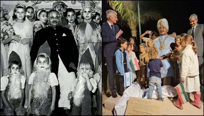AskAnshul's tweet image. Statue of Jamsaheb Digvijaysinhji Jadeja, Maharaja of Nawanagar, unveiled in Nevatim, Israel.

He saved 1000s of Jews by giving them refuge in India during World War II. His contribution is still remembered in Poland and Israel.

Have you ever read about this in school textbooks?