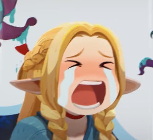 tanijrou's tweet image. one thing about marcille she will
be “😭😭😭” for anything