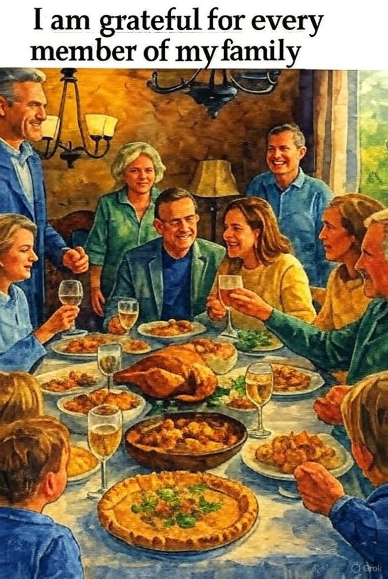 JackyboyJr's tweet photo. I am grateful for every member of my family! #affirmations #LawOfAttraction #Thanksgiving https://t.co/XDksiX5TlD