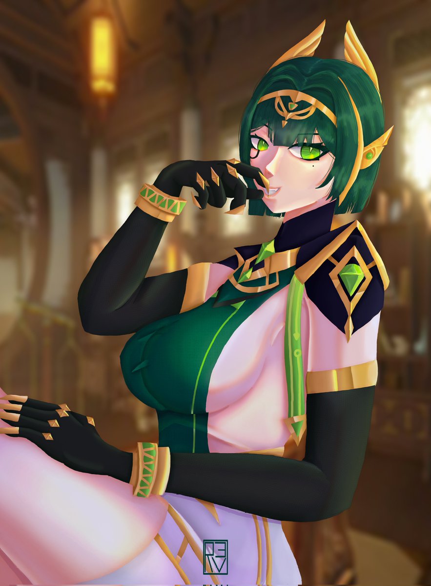 RevDraws10's tweet photo. ✨NEFER✨
#digitalart #fanart #Genshinlmpact #Genshinfanart #Nefer https://t.co/jozqQB20a7