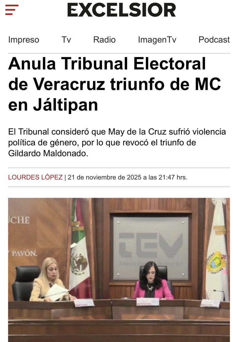 Hace unos días, atentaron contra el presidente municipal electo de Jaltipan, Veracruz. Después de meses ignorando su solicitud de protección.

Ayer, por órdenes de la gobernadora, el tribunal de Veracruz anuló su elección. ¿De qué se trata? ¿Hasta dónde son capaces de llegar?