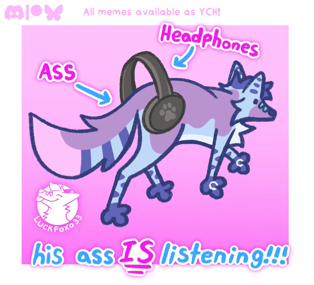 LuckFoxo33's tweet image. He has his airpods in