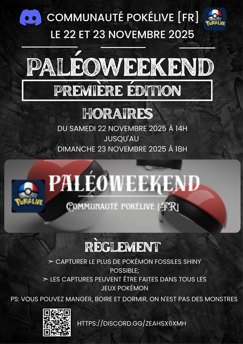 DarkFate_Off's tweet image. Salut Twitter,

Voici l&apos;affiche pour l&apos;évent et le serveur discord créé par un de mes amis, @DarkPgasus , et 2 de ses amis

N&apos;hésitez pas à rejoindre le serveur discord via le QR code et le lien sur l&apos;affiche.