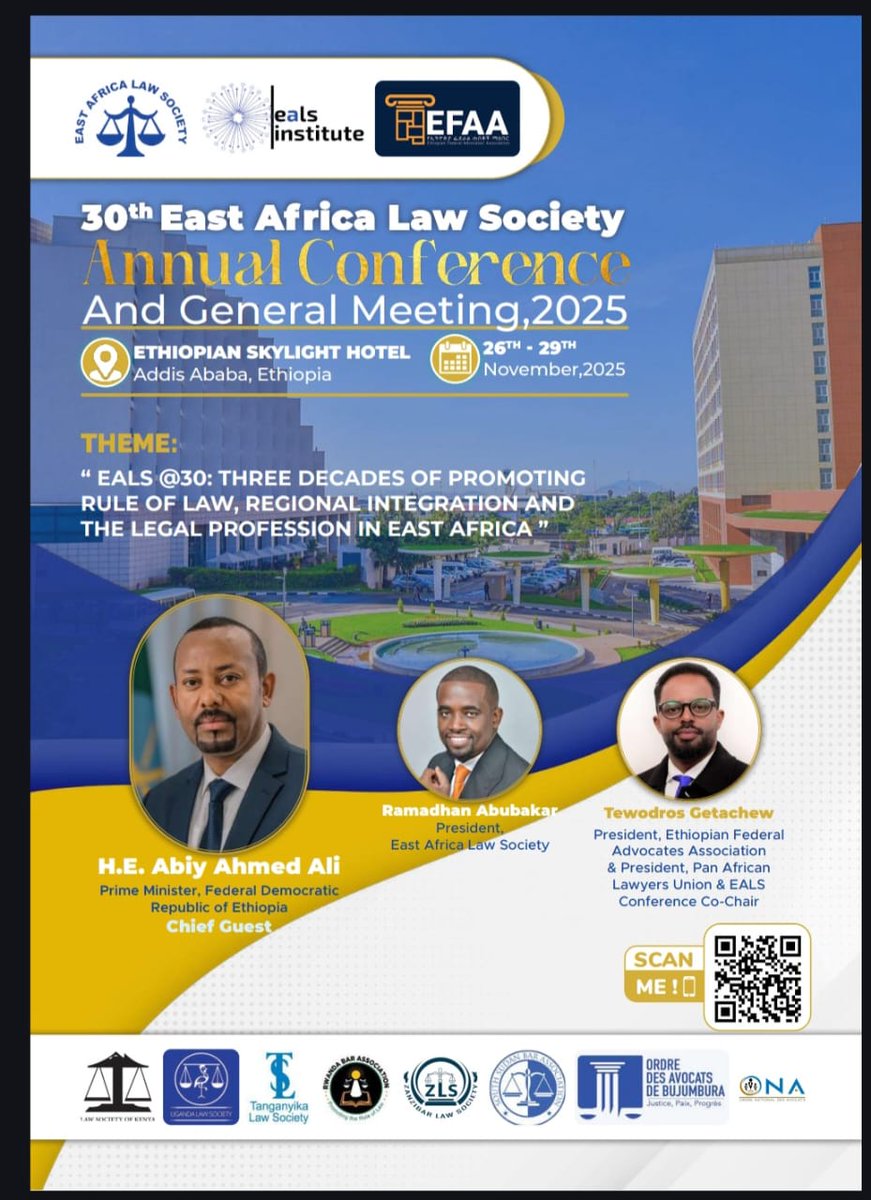 CCC_COMESA's tweet image. #26November2025-#29November2025 #EALS #EALSConference2025 #AddisAbaba-#Ethiopia

Dr Willard Mwemba the CEO of the #CCC will share the experience of the CCC in regulating competition in the 21 Member States of the COMESA Region during the 30th East Africa Law Society Annual…