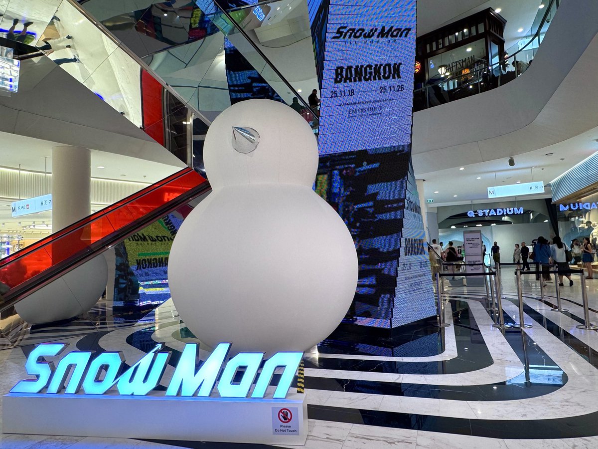 夕方バンコクのポップアップ行ってきた！ 入り口のオブジェ復活してた