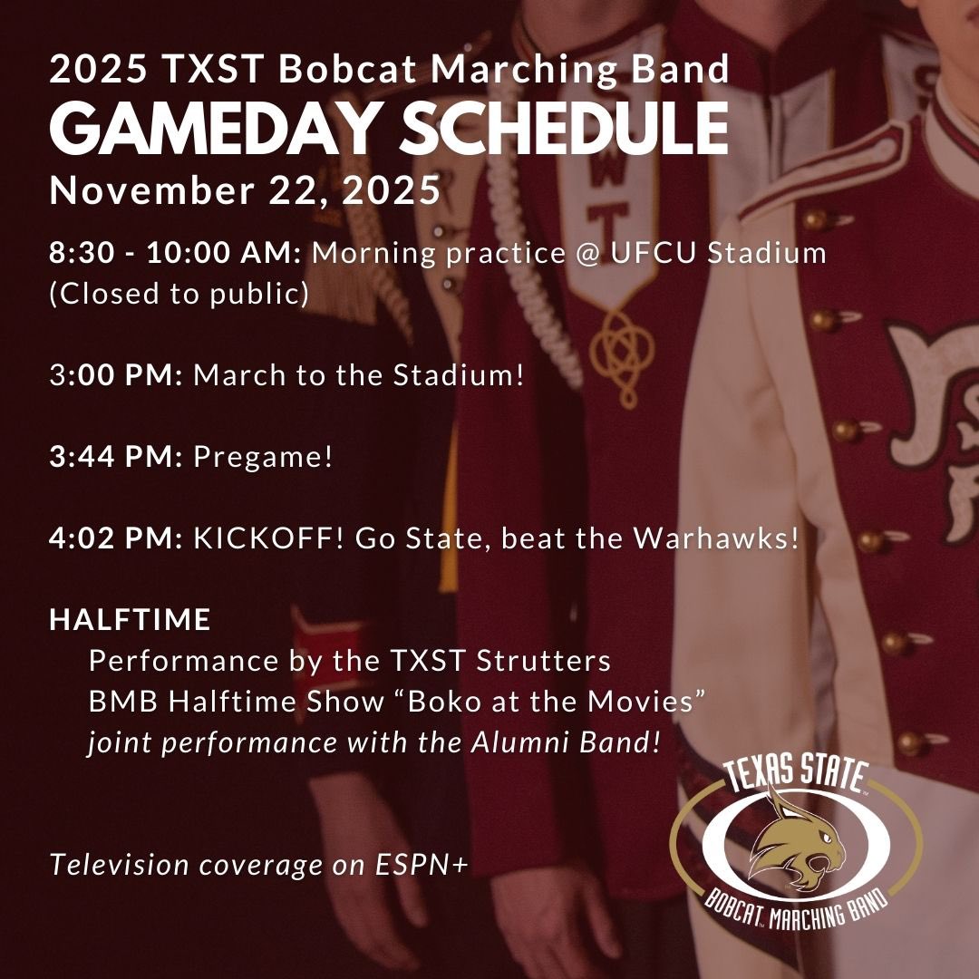 TXST Bands tweet media