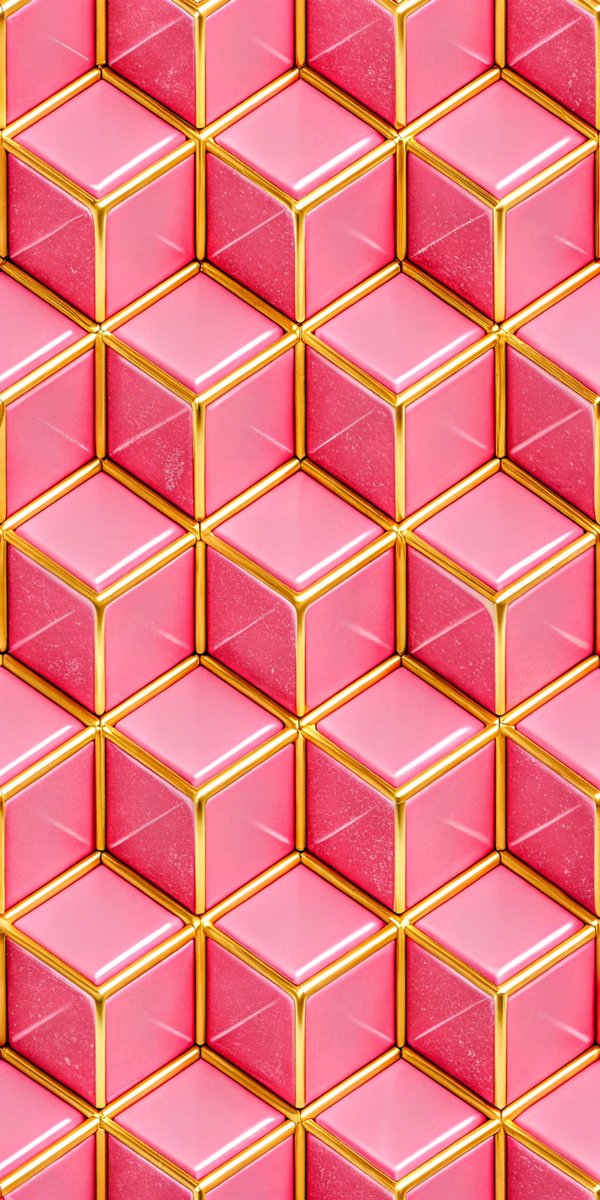 New wallpaper for your devices 

Isometric dreams in bubblegum and brass 🧊

Show some love