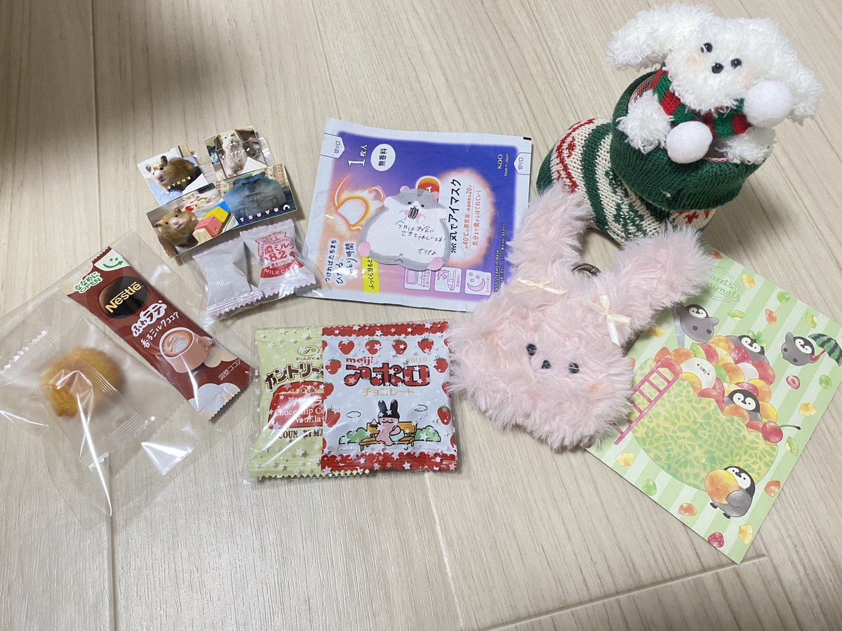 ローデンツ東京ー！！！
めちゃくちゃ楽しかったです🐹💕
愛が沢山の可愛いハムちゃんグッズでほくほくです🥲🫶
2月も行くぞー！！

1枚目 購入品✨
2枚目 頂いたお菓子やグッズ💓
ありがとうございました🥰
#ローデンツ東京