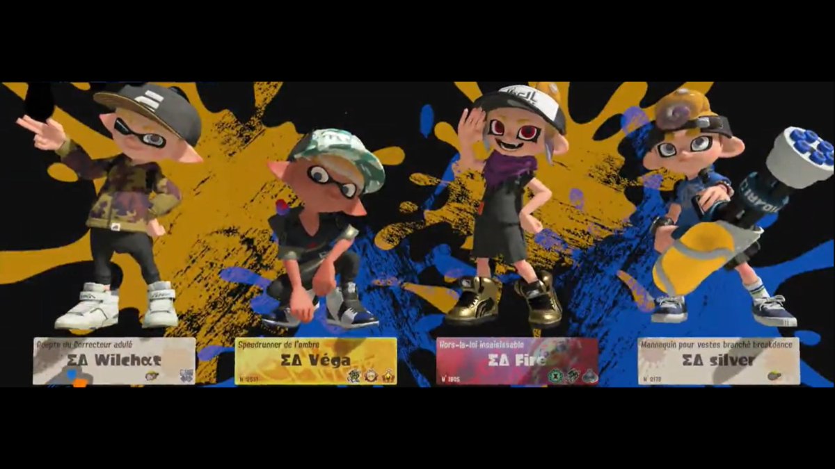 Salut à tous, je quitte la compétition Splatoon après seulement 2ans dans ce milieu.  Je quitte le jeu par manque d'intérêt (ptet que win la D7 m'a enlevé mon envie de jouer) Je remercie la <a href="/SplatDiamond/">SplatDiamond</a> pour ces 2 dernières saisons <a href="/eSportBrosTV/">eSportBrosTV (ebTV)</a>. 
Merci à tous
A bientôt
Véga.