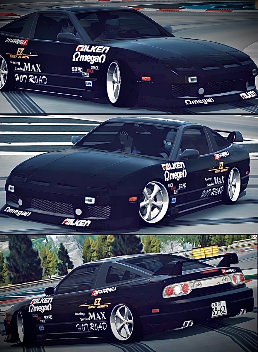 かすちょり様打ち合わせページ 180sx 初加工(再投稿) 撮影@ZETA_Desertsnow #Carparkingmultiplayer