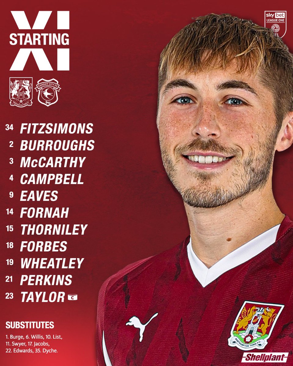 📋 CONFIRMED: Cardiff City (H) 👊

Our team to take on Cardiff this afternoon! 🤩

#ShoeArmy 👞