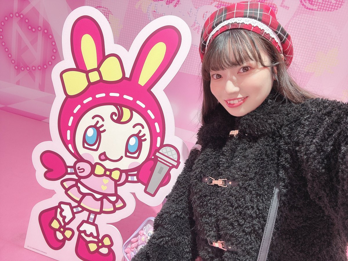 極稀少 MEZZO PIANO レインボーベリエちゃん ストライプタンクトップ メッシュポーチ（リール付き） ナルミヤキャラクター ズ ベリエちゃん