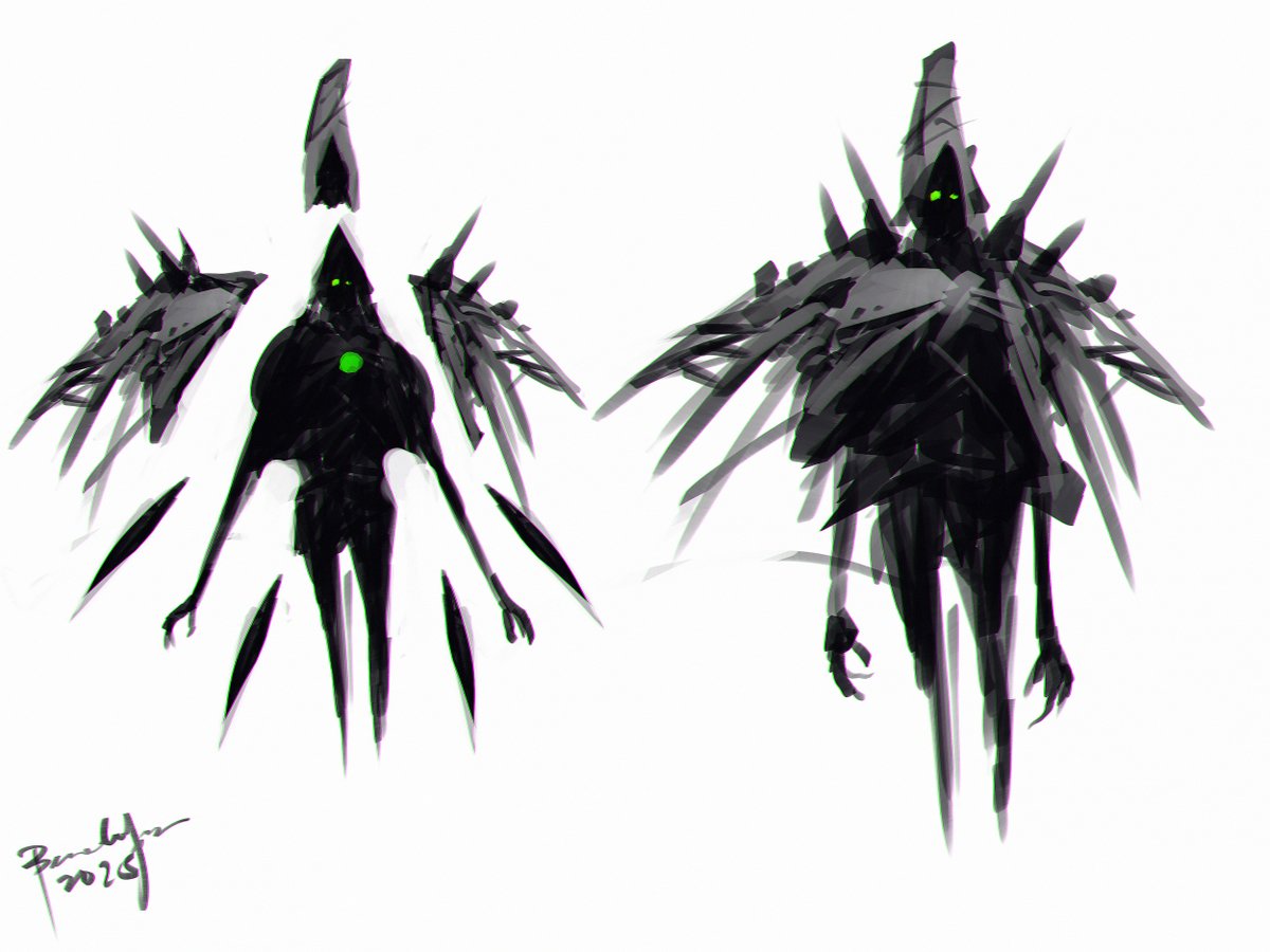 Speedpaint Character design Dark Spirit