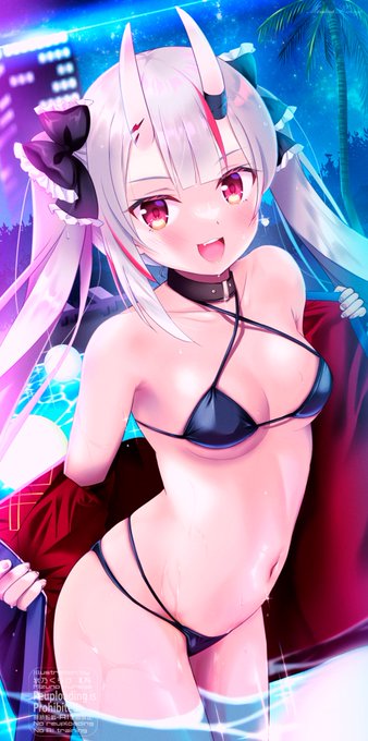 人間様～一緒に泳ごう余!
#いいツインテールの日 