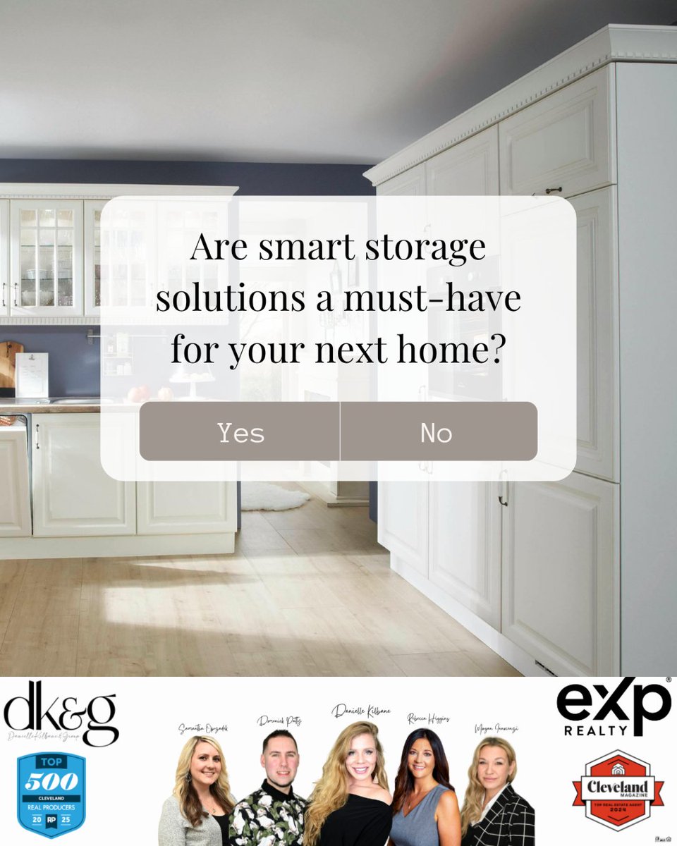 KilbaneDanielle's tweet image. 🏡 Are smart storage solutions a must-have or a bonus?

Whether it’s a walk-in pantry, built-in shelving, or under-stair drawers, the right storage can transform how a home feels and functions.

Would you call it a necessity for your next move?

#homedesign #smartstorage