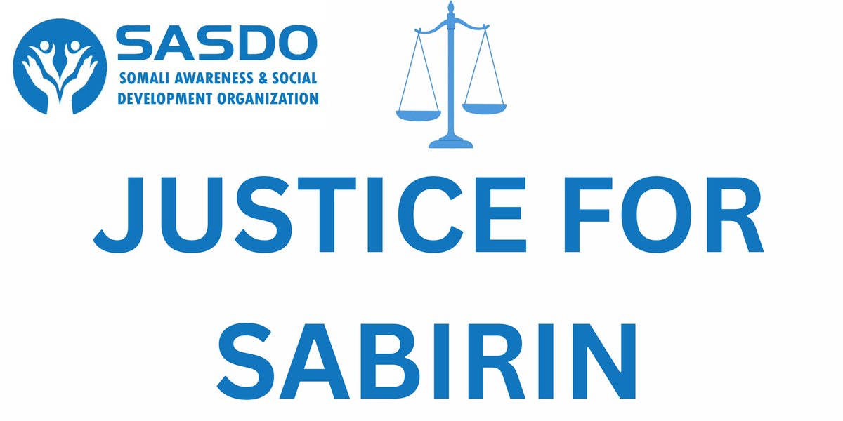 Sasdosom's tweet image. Justice for Sabirin ✊🏽
Every Somali child deserves protection, dignity, and a voice. We stand together to demand accountability and truth. #JusticeForSabirin
@MFamily_HRD @GPtoEndFGM @unicefsomalia @unicefsomalia @Sihanet @SaveChildrenSO