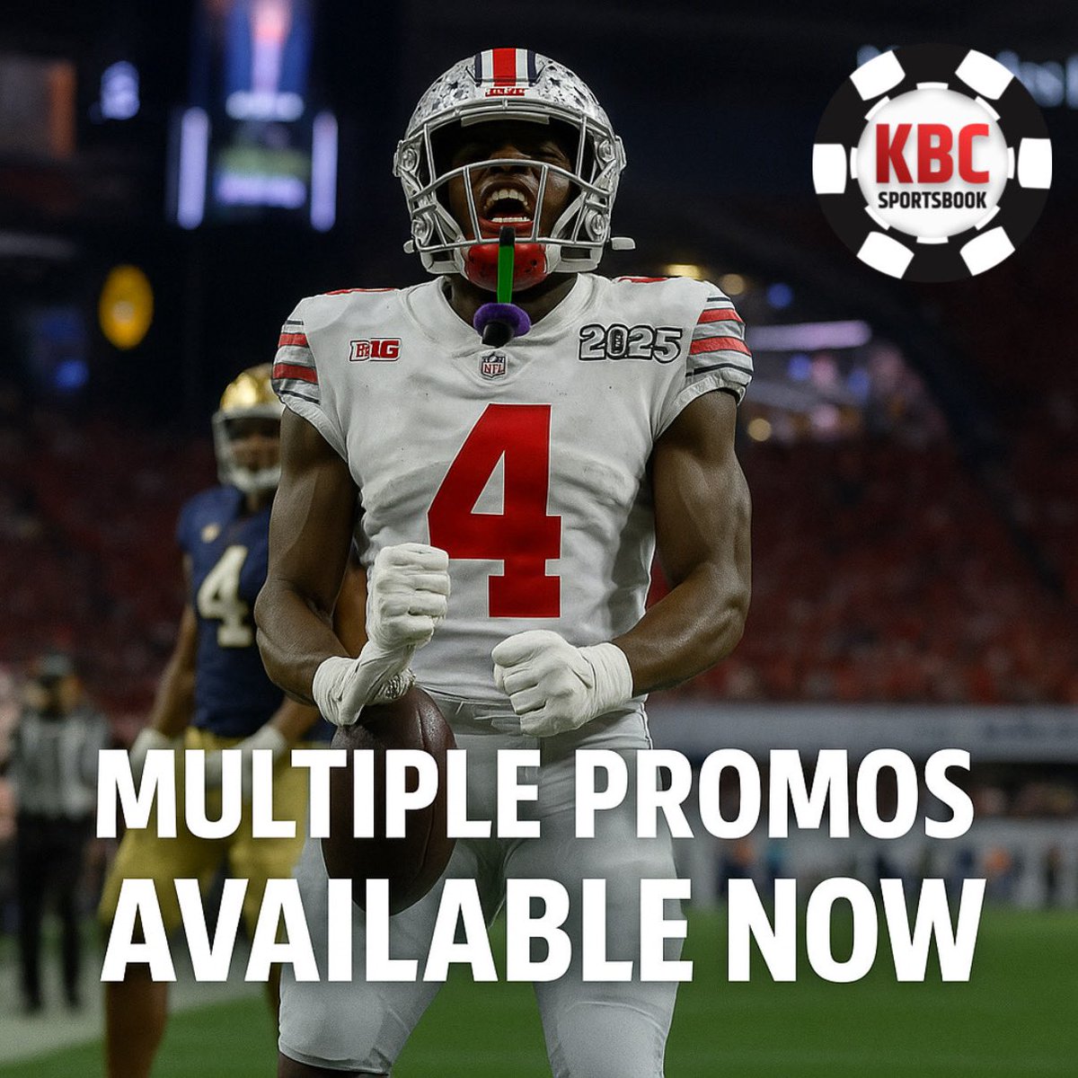 KbcSportsbook's tweet image. MASSIVE SATURDAY AHEAD 🔥

#CFB 🏈, #CBB 🏀, #UFC 🥊, #NBA 🏀

Multiple Promos Running:

💵 125% Sign Up 
💵 20% - 100% Reload 
💵 First Bet Refunded up to $250

Shoot us a DM to Sign up or Reload 📥