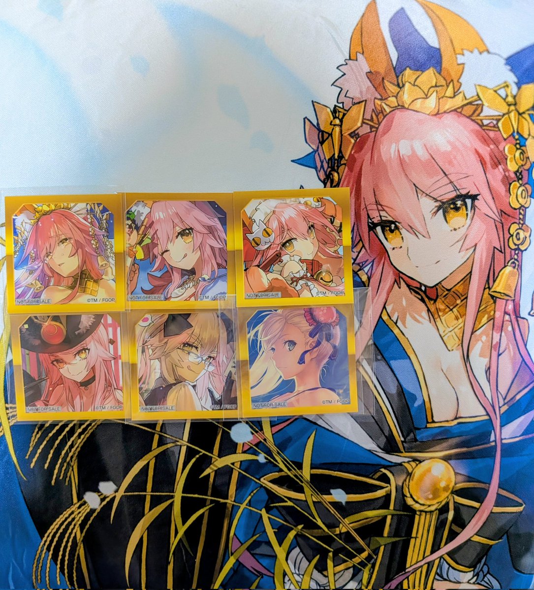 遅ればせながら、最終再臨展のステッカーありがとうございました