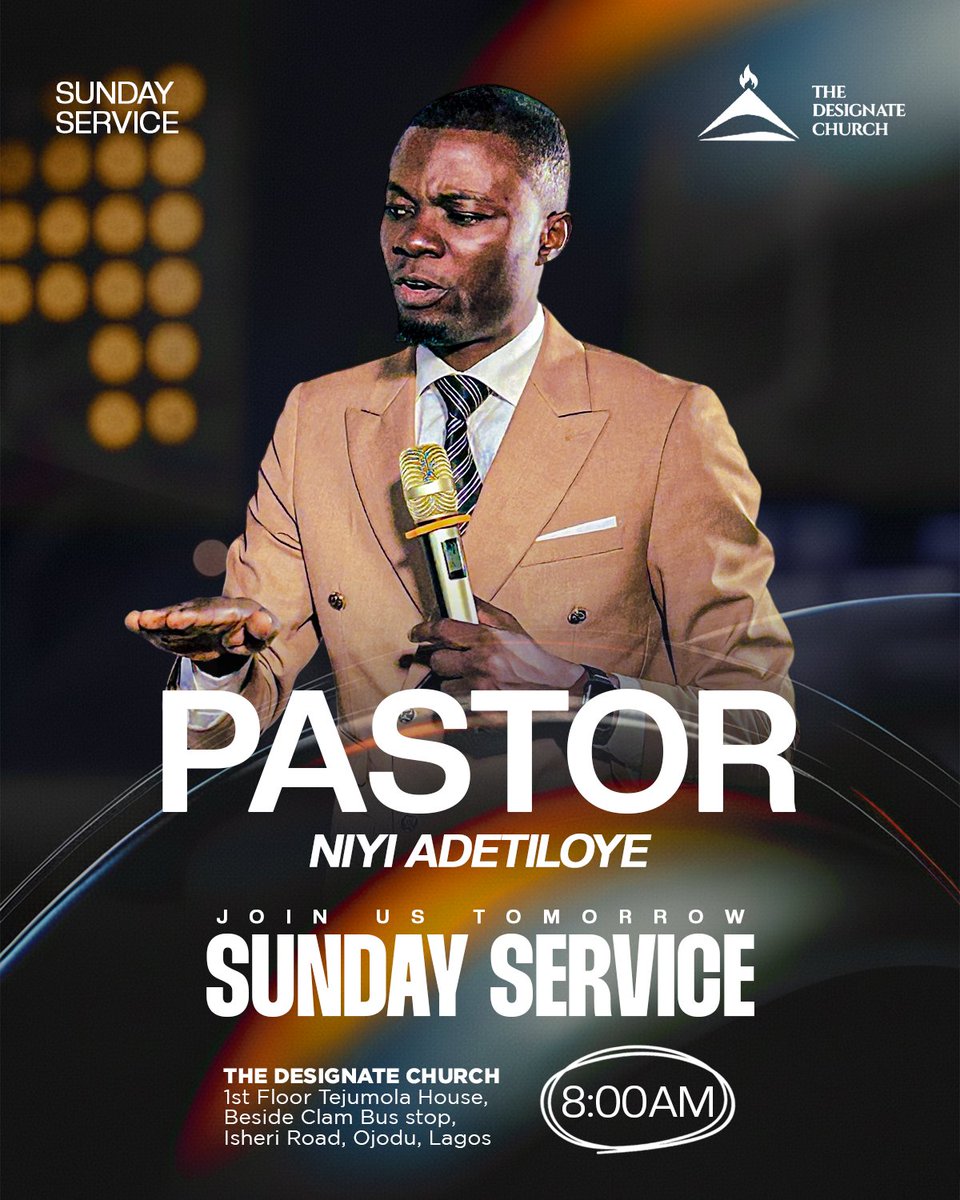 TheDesignateCh's tweet image. Want to be revived, healed, blessed, edified?! Join us tomorrow morning for our #SundayService
#RevivalService