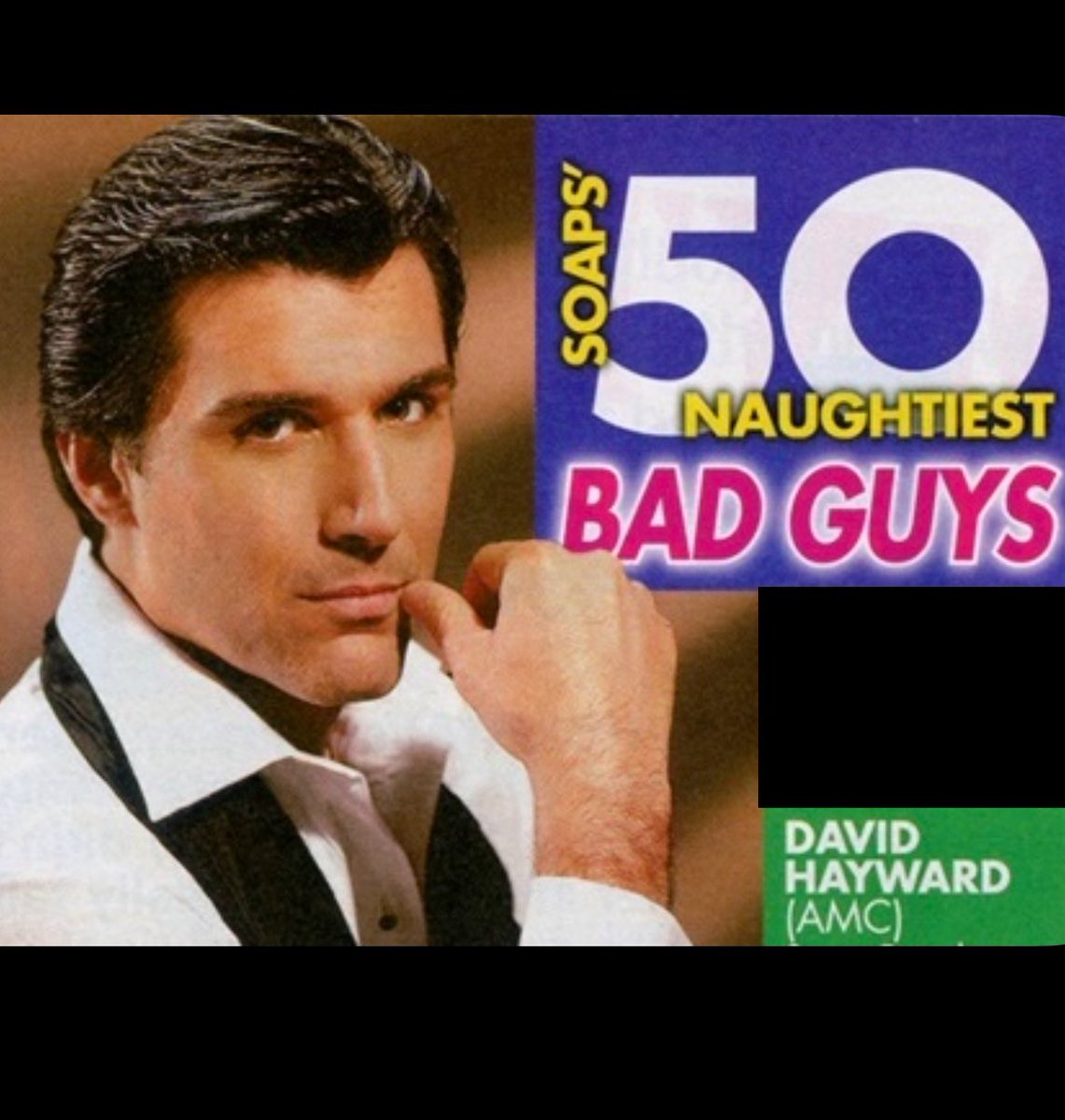 Vincent Irizarry as “David Hayward” on ALL MY CHILDREN - Soap Opera Magazine. @vincentirizarry #allmychildren #davidhayward #soapvillain #naughtybadguy #AMC