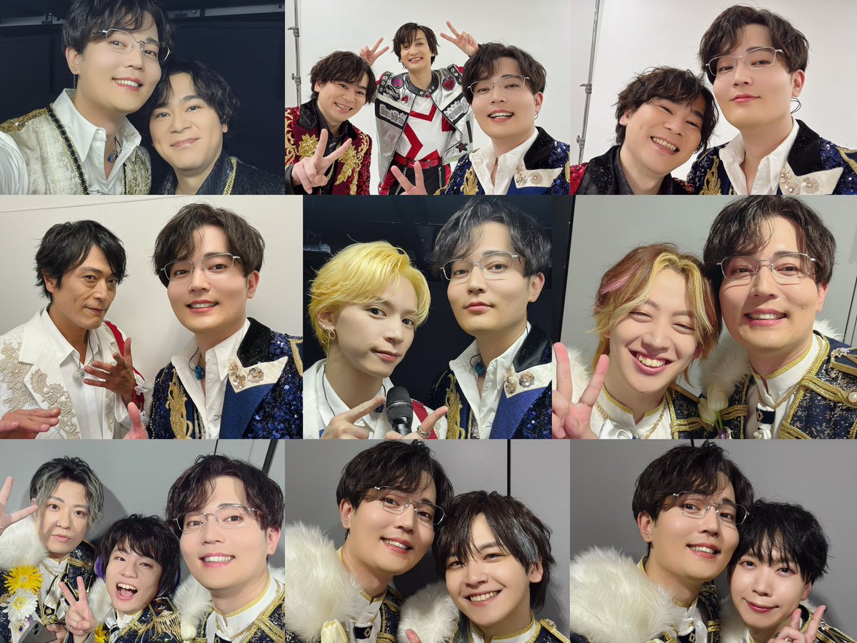 komaDwataru's tweet photo. #スタフォニ 4th Day1にお越しいただき&ご覧いただきありがとうございました‼️
先生ズことJ&Aとしてはかなり久しぶりのステージ。本当にありがたい💐
10周年のお祝いを、こんな大きな会場で、キラキラ華々しく…！沢山の笑顔と歓声、
まさにSuperbloom‼️
新曲のUNFADINGとハナニナレ！も披露することができ、幸せな時間でした。
衣装もとんでもないカッコ良さで感激でした。まだまだDay2,3と残っていますから、ぜひ楽しんでくださいね！

思った以上に写真撮る時間なくて少ないけれど…！あんじゅと最後に撮ったんですが高さの関係で…画角に収まらなくて(本人たち爆笑でした)

インスタにも他のあげましたけど、まだ写真のコレクションありそう…探します。