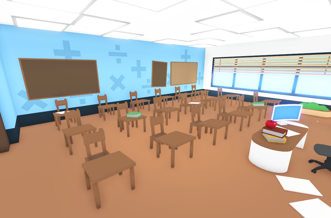 AMReporters's tweet image. 🏫 The interior of the Adoption Island school has received a few minor changes!

📷: @AMGlormies