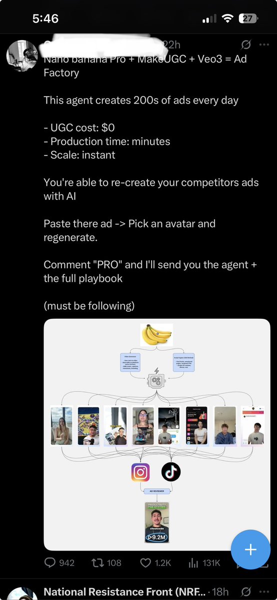 k_nearest's tweet image. this is the most obnoxious type of post going on in ai / product today. there&apos;s no workflow I assume, just a cheap diagram and a plausible idea. just viral engagement farming + bet money it switches to a bad &quot;course&quot; or some other scammy crap