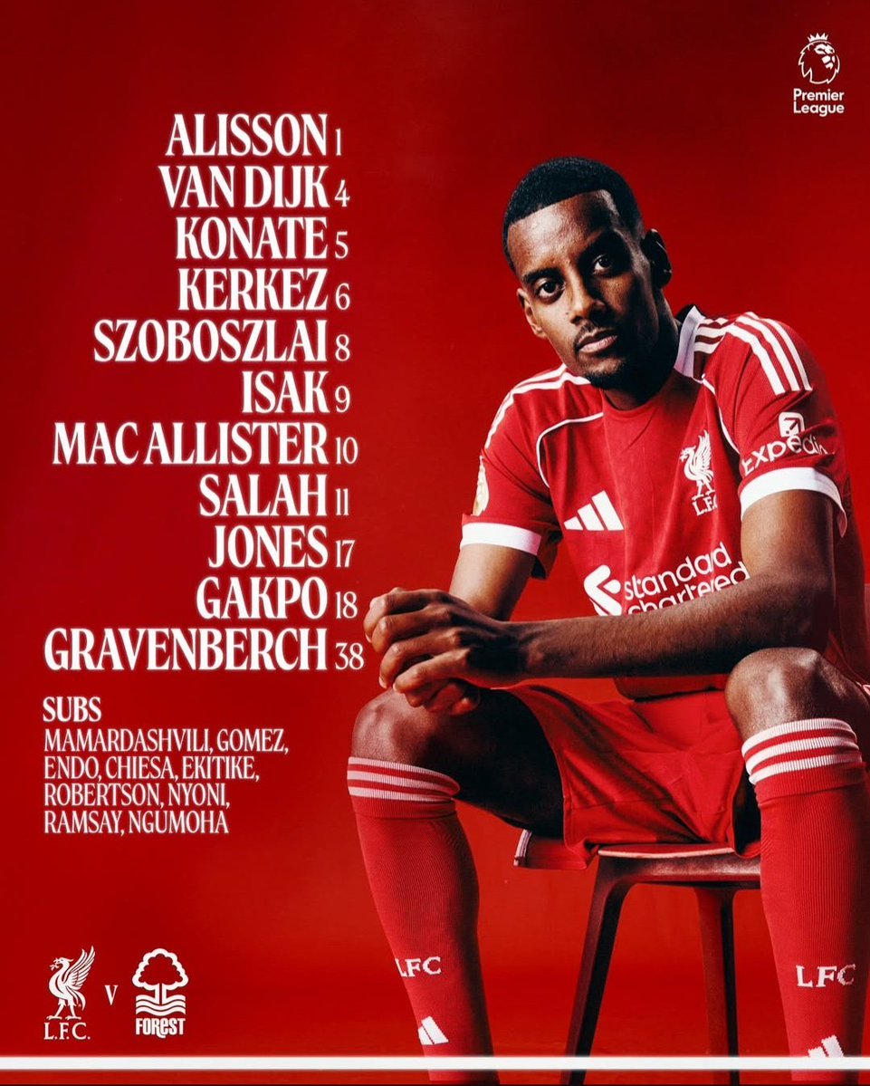 RhydaSports's tweet image. Isak over Ekitike? I’m not moved at all.
Gakpo being Slot’s golden boy? I’m genuinely tired.
Szoboszlai at right back? That kills our entire press before the match even starts.
Kerkez over Robertson? I’m calling the stinker early.
Alisson returns? Praying he’s actually fit…