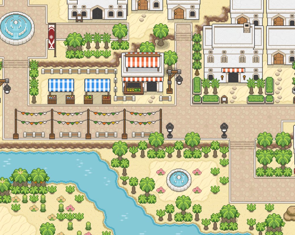 VectoRaith's tweet image. Same, same, but different

Based on: - (original map)
Map Tool: #Tiled

#ドット絵  #pixelart  #GameAssets #tileset