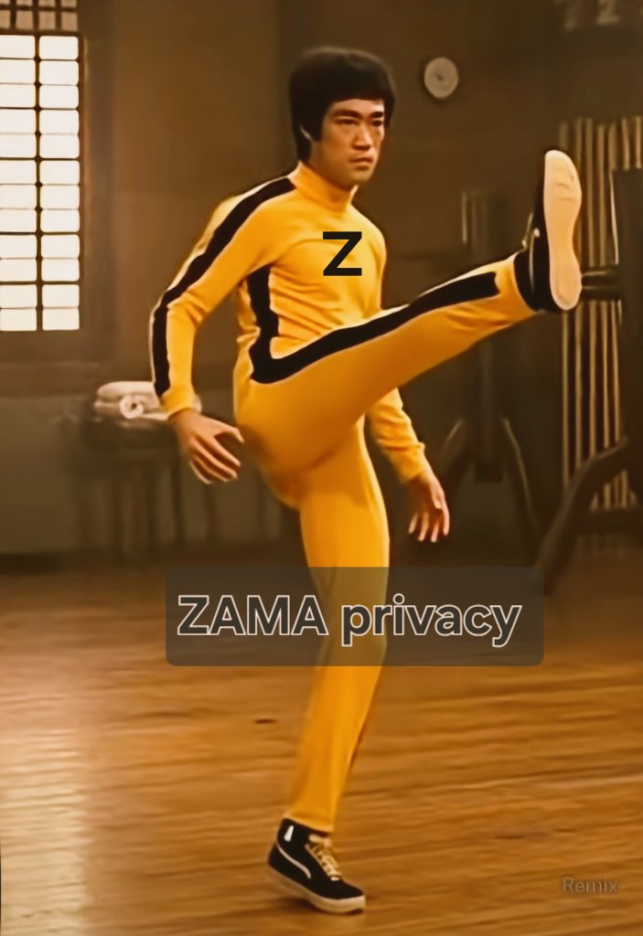 Web3_Core_'s tweet image. Zama provides true on-chain privacy by using Fully Homomorphic Encryption (FHE) meaning data stays encrypted even while being processed. 
No one, not even validators or operators, can see the contents. It’s privacy built into the math, not dependent on trust.
#ZamaCreatorProgram…