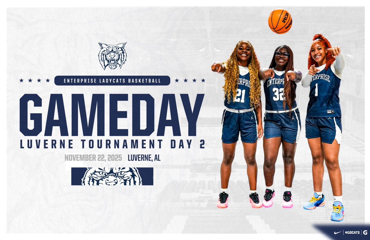 GAMEDAY‼️🏀

Luverne Tournament Day 2️⃣

Tickets &amp; LiveStream: linktr.ee/enterprisewild…

| #GoCats