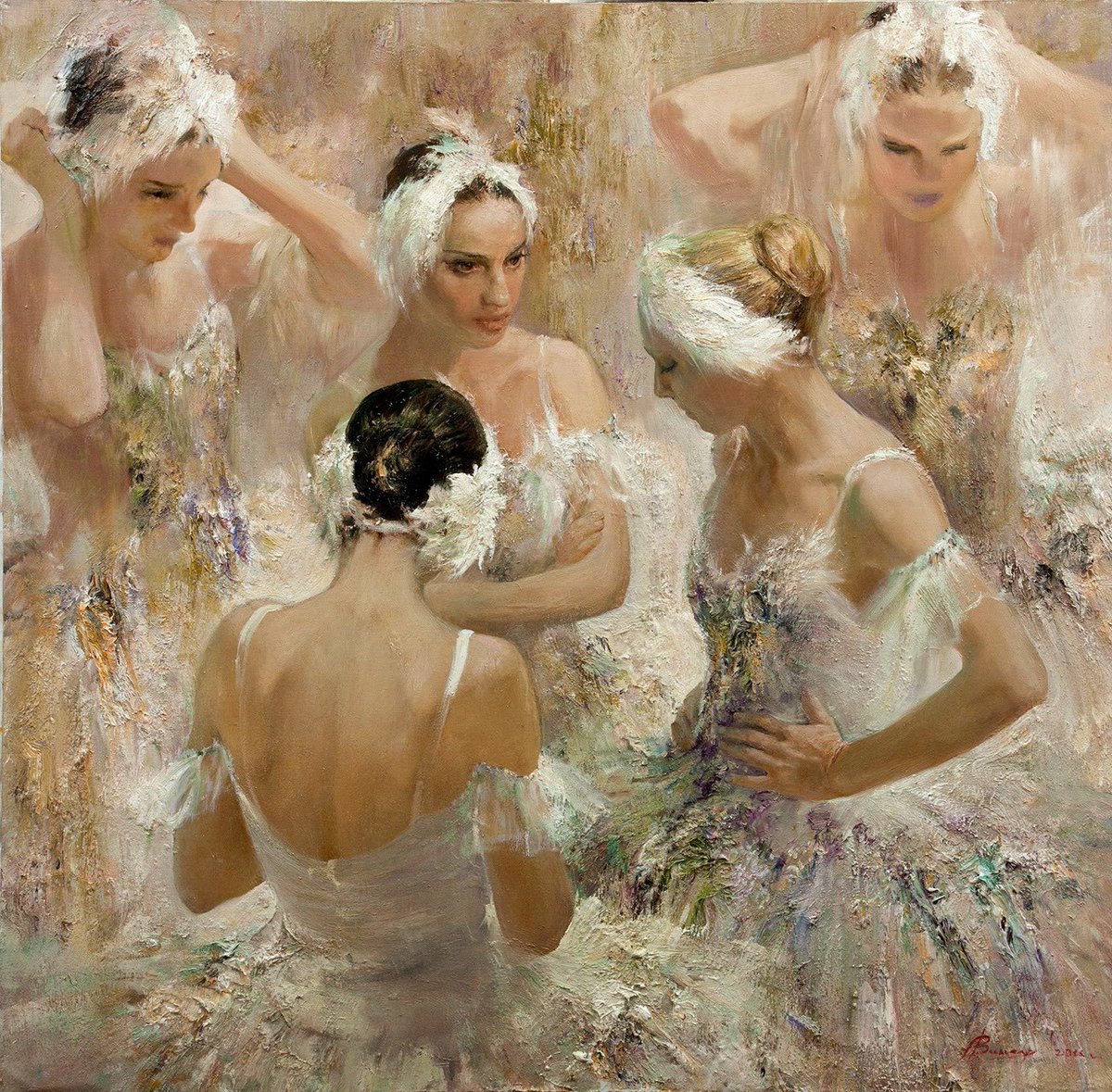 AcademiaAesthe1's tweet image. Swan Lake, c. 2011. Anna Vinogradova (Russian, b. 1975)
