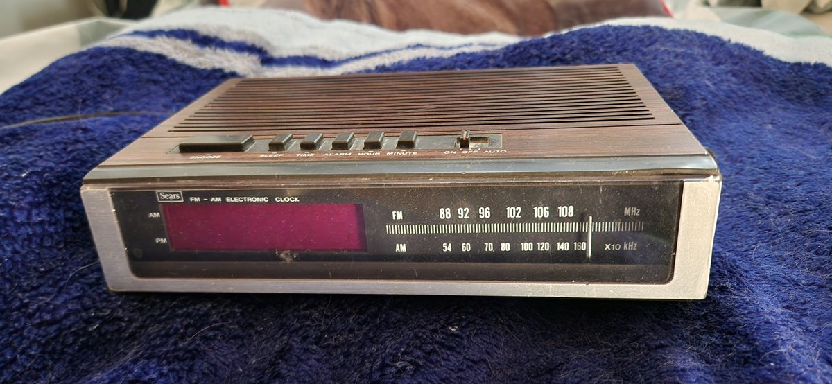 After about 45 years of service, I finally had to bid farewell to this alarm clock.