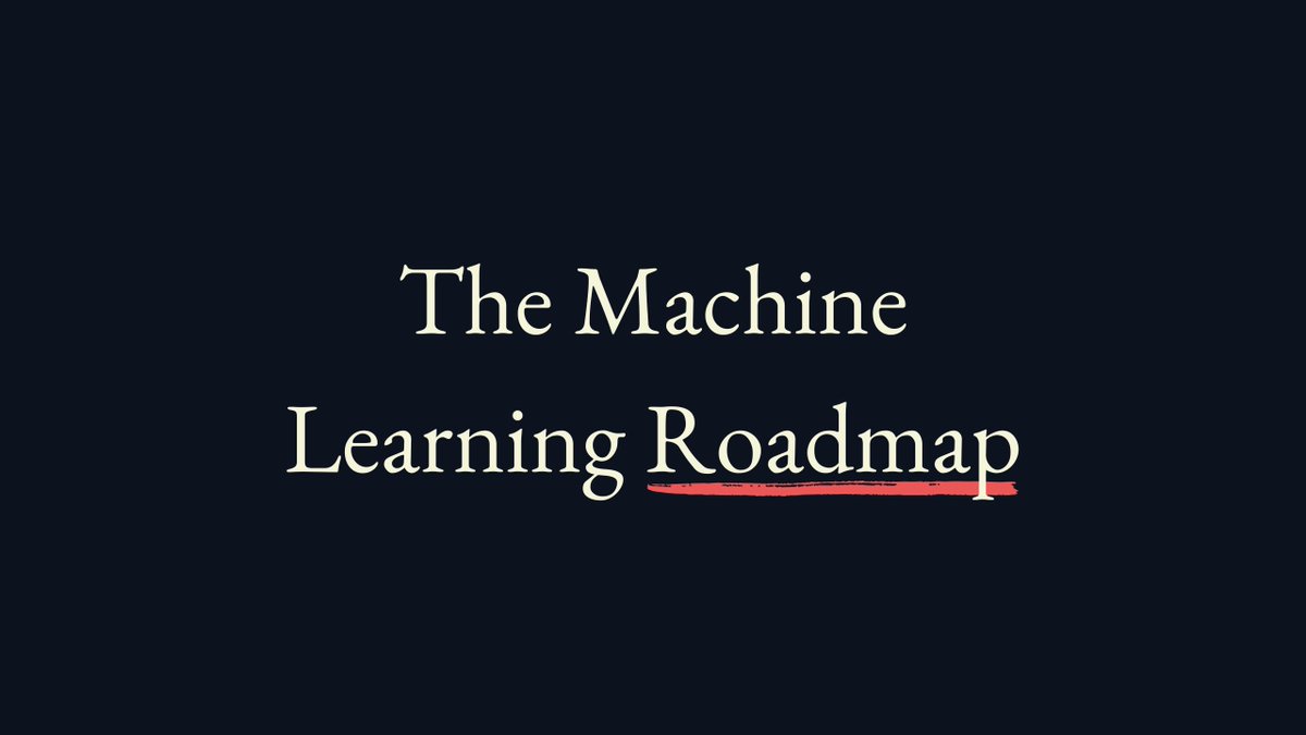 If you want to learn ML/AI, I've put together a roadmap!

I've vetted many learning resources over the years and these are my favorite—and they're all free!

The roadmap walks you through:

- Programming basics
- Math prereqs
- Dev tools
- ML fundamentals
- Advanced ML topics
-
